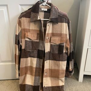 Bohme Plaid Brown Jacket